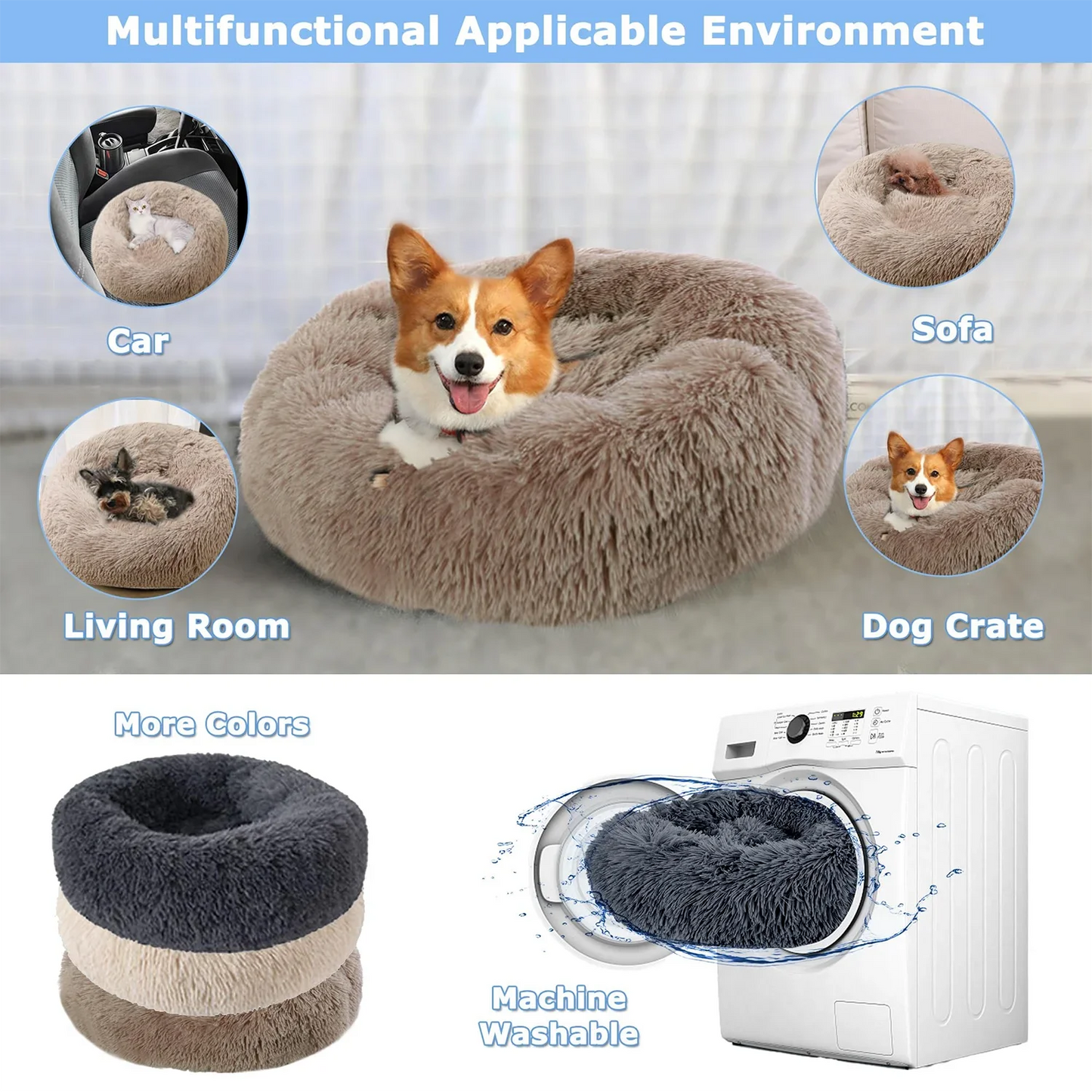 Tailtopia - Anxiety Relieving Dog Bed