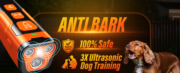 SilentPup Pro™ - Rechargeable Ultrasonic Bark Control Tool