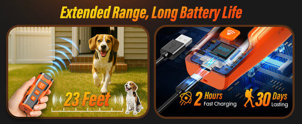 SilentPup Pro™ - Rechargeable Ultrasonic Bark Control Tool