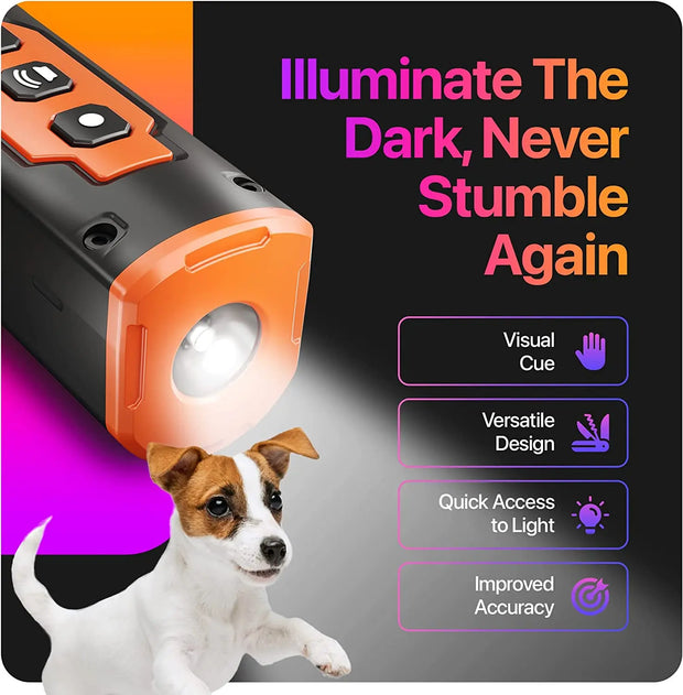 SilentPup Pro™ - Rechargeable Ultrasonic Bark Control Tool